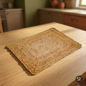 Set de table en jute tressé 40 x 40 cm, vaisselle écologique, tapis de table pour la vente en gros, décoration intérieure, exportation en vrac - Product Image 2