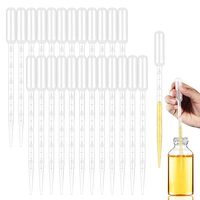 Pasteurisation 1ml 2ml 3ml 5ml 10ml Transfert compte-gouttes PE Parfum 3ml Pipettes en plastique jetables pour laboratoire scientifique