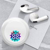 Fones de ouvido sem fio m10, versão atualizada, com display de led, carregador, à prova d' água, tws
