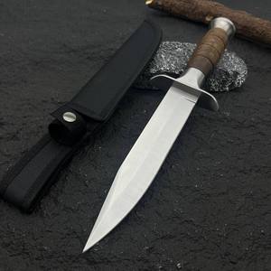 Cuchillo Bowie Watz de Acero Inoxidable con Mango de Plástico, Punta Recta, para Camping y Actividades al Aire Libre, Grosor de 3.9mm, Corte OEM - Product Image 1