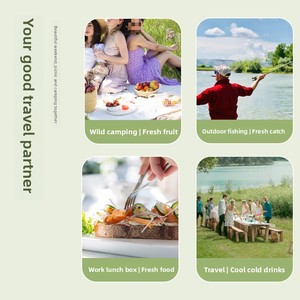Glacière Portable Multifonctionnelle au Design Moderne <span class=keywords><strong>en</strong></span> PP pour le Camping <span class=keywords><strong>en</strong></span> Plein Air, la Vente Ambulante de Fruits de Mer, et le Stockage et le Refroidissement des Aliments et Boissons - Product Image 6