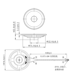Loa fullrange <span class=keywords><strong>3</strong></span> inch 76mm 4ohm 5W nam châm Neodymium loa toàn dải - Product Image 3