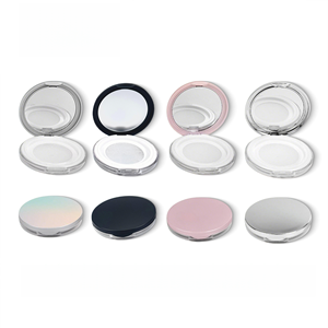 Chất Lượng Cao Vòng Nhỏ Gọn Trang Điểm Báo Chí Bột Trường Hợp Với Gương Biểu Tượng Tùy Chỉnh Bán Buôn Mỹ Phẩm Bao Bì Cho Phụ Nữ Hộp Nhựa - Product Image 3