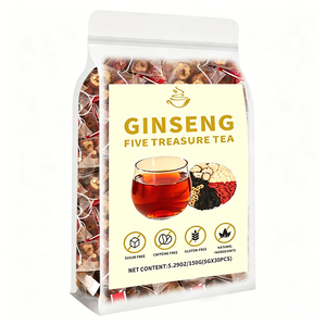 Tisana <span class=keywords><strong>alle</strong></span> Cinque Gemme di Ginseng in Bustina Doypack, 6 Ingredienti Visibili, Dolce e Morbida Senza Amarezza, Benessere Quotidiano, Ingrosso OEM - Product Image 5