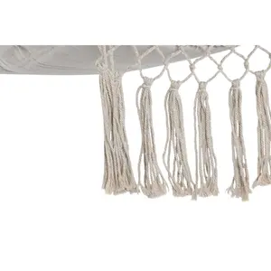 Chaise suspendue en coton et sapin blanc 90x50x130 - Product Image 3