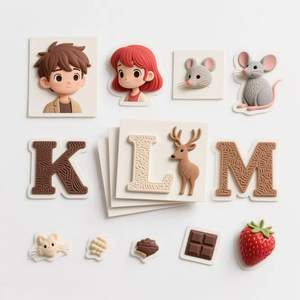 3D Gel Letters and 4D Relief Sculpture Digits Blank Number Plate - Product Image 2