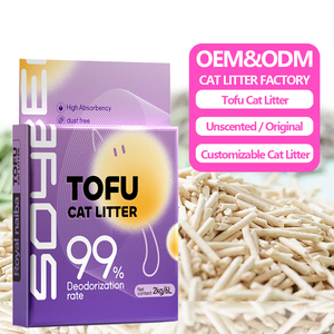 ทรายแมว ARENA PARA GATOS สะดวกต่อการตัก ไร้ฝุ่น ทรายแมวเต้าหู้แบบล้างลงชักโครกได้ - Product Image 1