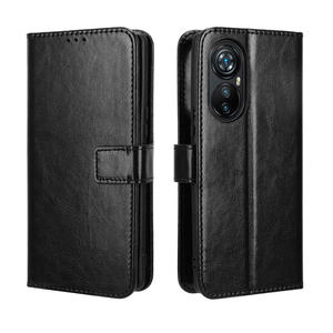 Étui portefeuille pour <span class=keywords><strong>Blackview</strong></span> A200 <span class=keywords><strong>Pro</strong></span>, étui de téléphone à rabat en cuir PU rétro avec dragonne et support pour cartes pour <span class=keywords><strong>Blackview</strong></span> A200 <span class=keywords><strong>Pro</strong></span> - Product Image 1