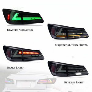 HCMOTIONZ Feux Arrière LED RGB Lexus IS250 IS350 ISF <span class=keywords><strong>2IS</strong></span> 2006-2013 Télécommande Animation Séquentiel Fumé - Product Image 3
