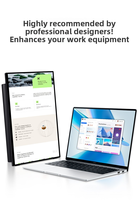Moniteur portable 15,6 pouces IPS avec batterie intégrée, 4K (3840*2160), 300 cd/m², 100% SRGB, tactile