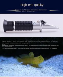 הידרומטר אופטי מדויק עבור מליחות מי ים מבחן תוספת טמפרטורה אקווריום מיוחד עבור אלמוגים מים - Product Image 6