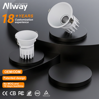 Spot LED encastré de plafond rond de haute qualité, orientable, IP54, avec cadre pour downlight