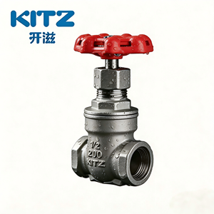 Valvola a saracinesca manuale KITZ con stelo non saliente in acciaio inox 304 filettata per acqua, olio e gas in edilizia, <span class=keywords><strong>industria</strong></span> e navi - Product Image 1