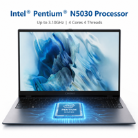 Nouvel ordinateur portable 15,6 pouces, écran FHD 16:9, Intel N5030, Windows 11 Pro, SSD, DDR4, connectivité rapide et haute vitesse pour étudiants et professionnels