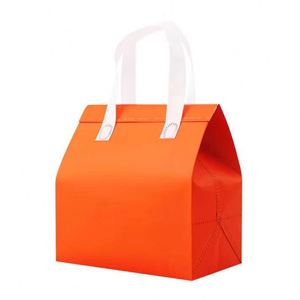 Sac isotherme personnalisé jetable en non-tissé pour la livraison de repas et de café à emporter pour restaurants - Product Image 1