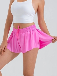 King Mcgreen Star personnalisé Flowy Sports Run Shorts femmes papillon <span class=keywords><strong>Tennis</strong></span> jupe avec poches Gym Yoga athlétique Biker Spandex jupe - Product Image 2