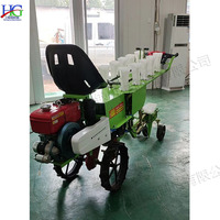 Pengganti sayuran baris ganda, peralatan sulam merica bertenaga bensin 7.5 hp
