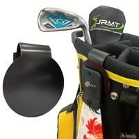 Marqueur de balle de golf personnalisable à logo, clip magnétique puissant, base métallique, couleur Pantone, acier inoxydable – Vente chaude