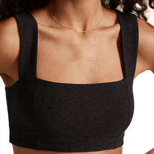 Custom Fashion Design Fitness Yoga Wear Quick Dry Sexy Squared Yoga Sport <b>Bra</b> for Women - Product Image 1