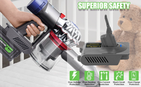 Adaptateur de batterie à faible MOQ pour batterie lithium Ryobi 40V, compatible avec les outils d'aspirateur Dyson séries V7/V8