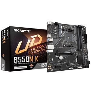 Placa base con procesador de escritorio B550M K para CPU de interfaz AM4 Nueva memoria DDR4 Disco duro SATA de cuatro canales integrado - Product Image 1