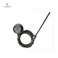 High Quality Refrigerator Capillary Freezer Temperature Gauge Analog Capillary Cold Storage Fridge Thermometer