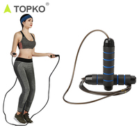 Cuerda de Saltar para Entrenamiento Físico TOPKO con Asas de Espuma