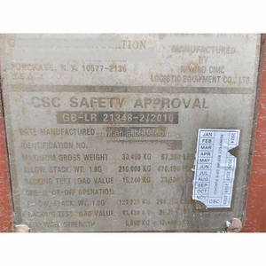 Conteneur frigorifique d'occasion de 20 pieds (20GP) - Certifié CSC - Capacité de 28 m3 - Bon état |   Adapté au transport maritime |   pour le stockage et l'expédition - Product Image 4