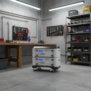 스태커블 51.2V 100Ah 리튬 배터리 팩 가정용 태양광 에너지 저장 배터리 주택용 비상 전원 공급에 적합 - Product Image 4