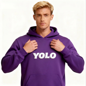 Männer Custom 3d Puff Printed Hoodies 500gsm Hersteller 500 gsm Streetwear Hohe Qualität - Product Image 3