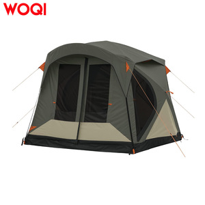 เต็นท์พกพาสำหรับตั้งแคมป์กลางแจ้ง Woqi แบบ 2 ห้องนอน ผ้า Oxford น้ำหนัก 6 กก. สำหรับ 3 ฤดู กันน้ำ - Product Image 4