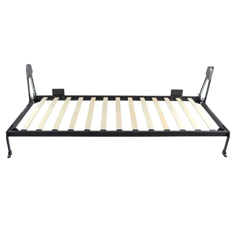 OEM ODM Iron Queen Size Save Space Vertical Double Murphy Folding Wall Bed Mechanism King Full Size Luxury Bed Frame