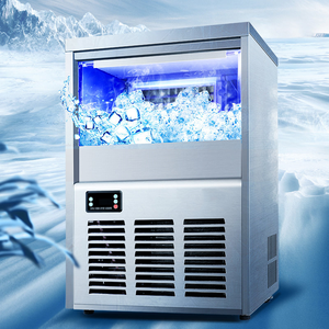 Machine à glaçons commerciale de 80kg Machine à glaçons en cube Machines à glaçons commerciales pour boissons froides - Product Image 3