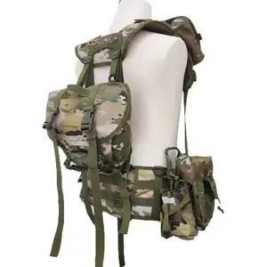 Gujia tedarikçisi özelleştirilmiş taktik dişli ekipmanları göğüs çantası savaş mücadele kemer taktik yük taşıyan yelek