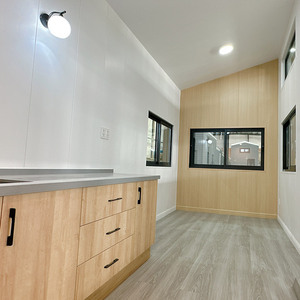 DEEPBLUE Design de haute qualité petite maison remorque sur roues maison modulaire préfabriquée hors route rv voyage remorque <span class=keywords><strong>caravane</strong></span> - Product Image 5