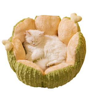 Cama de Felpa Lujosa y Esponjosa <span class=keywords><strong>para</strong></span> <span class=keywords><strong>Gatos</strong></span>, Ecológica, Cálida y Suave, Tamaño Gatito, con Diseño a Cuadros - Product Image 6