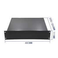 Casing Server aluminium 1U 2U 4U 6U, kotak proyek elektronik aluminium, casing bodi terpisah, casing Server aluminium