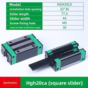 Shangyin รางสไลด์สไลด์เหล็กเชิงเส้นชุดเต็มรางเลื่อนแบริ่งเชิงเส้น Hgh รับประกัน1ปี - Product Image 5