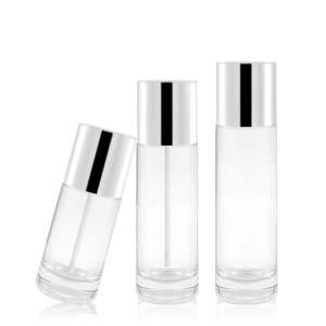 Ensemble d'emballages en verre pour soins de la peau, pots à crème cosmétique, contenants vides, flacon pulvérisateur en verre givré - Product Image 3