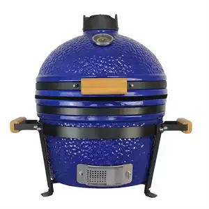 Multiple Size 15 24 Inch Pellet Smoker Barbecue Charcoal Kebab Green Egg Grill Bbq Ceramic Grill Kamado
