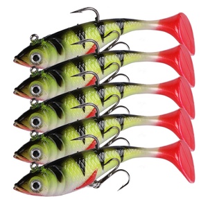 Red And Black New Style Soft Mini 3D Eyes Plastic Fishing Lures Swim Bait
