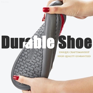 Pantofole da <span class=keywords><strong>Uomo</strong></span> alla Moda <span class=keywords><strong>con</strong></span> Piattaforma, Imitazione Pelle, Pelliccia, Illuminazione, Comode in <span class=keywords><strong>Memory</strong></span> <span class=keywords><strong>Foam</strong></span>, Morbide <span class=keywords><strong>Scarpe</strong></span> da Coppia Antiscivolo, Calde per l'Inverno - Product Image 6