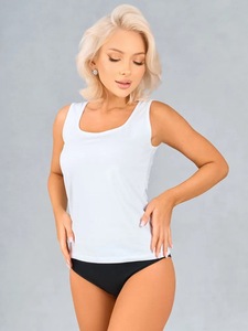 Top de Tirantes para Mujer, de Secado Rápido, Color Sólido, Cuello Cuadrado, Estilo Casual de Verano, con Logotipo Bordado, Disponible en Stock - Product Image 6