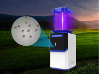 Pembasmi Serangga Pintar Bertenaga Surya YATUN IOT dengan Kamera HD, Unggah Gambar, Penghitung Hama Otomatis untuk Rumah Kaca Bunga, Stroberi, dan Blueberry