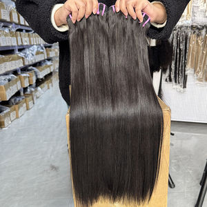 Extensions de cheveux humains vierges vietnamiens lisses, cuticules alignées, couleur naturelle, double trame, fournisseur de vente en gros - Product Image 5