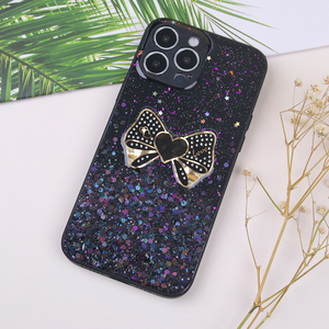 Điện thoại di động Phụ Kiện Đầy Đủ gói thẳng cạnh nhỏ giọt Băng long lanh cung điện thoại trường hợp đối với iPhone - Product Image 4