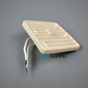 DaShu Flat Ceramic Infrared Heating Element Industrial Plate Heater Panel of Plastic