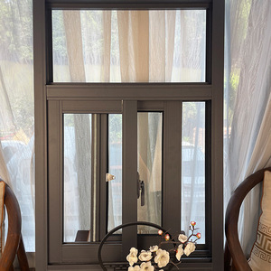 Fenêtre coulissante en aluminium à double vitrage <span class=keywords><strong>de</strong></span> haute qualité, style français, isolation thermique, étanche, insonorisée, verre trempé - Product Image 1