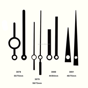 Aiguilles d'horloge modernes droites en aluminium pour heures/minutes/secondes - Product Image 6