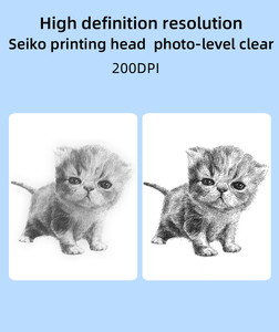 เครื่องพิมพ์ขนาดเล็กคุณภาพสูง C23 สำหรับนักเรียน ความละเอียดการพิมพ์ 200DPI เครื่องพิมพ์พกพาอเนกประสงค์ ผู้ช่วยการเรียนรู้ เครื่องพิมพ์ฉลาก - Product Image 5